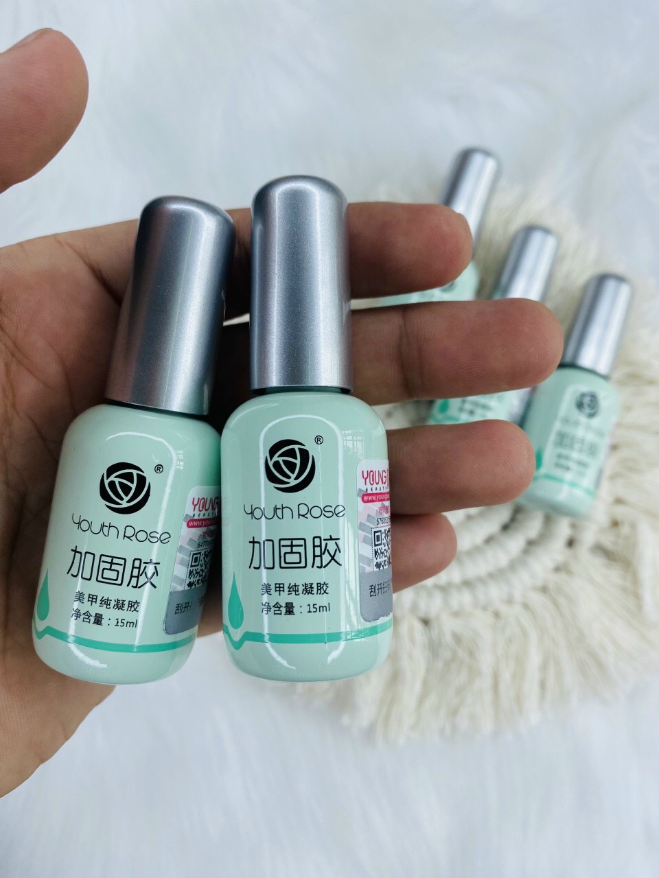 Base , top , cứng móng hoa hồng , bộ liên kết youth rose - nail937