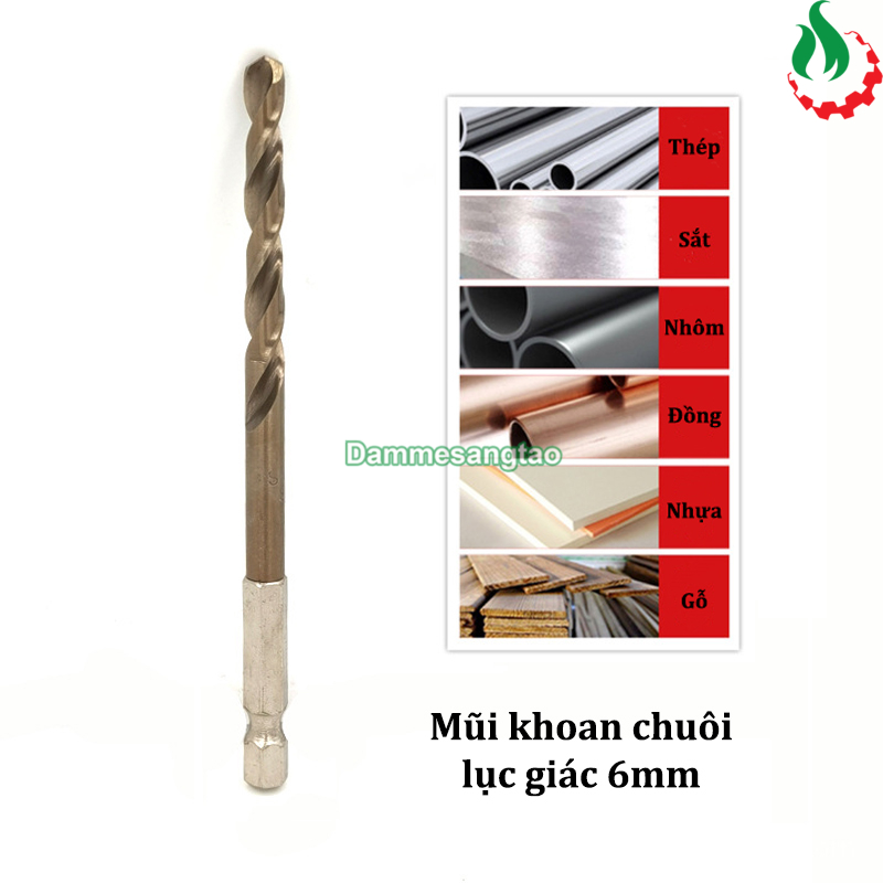 Mũi khoan sắt chuôi lục giác 6mm-12mm