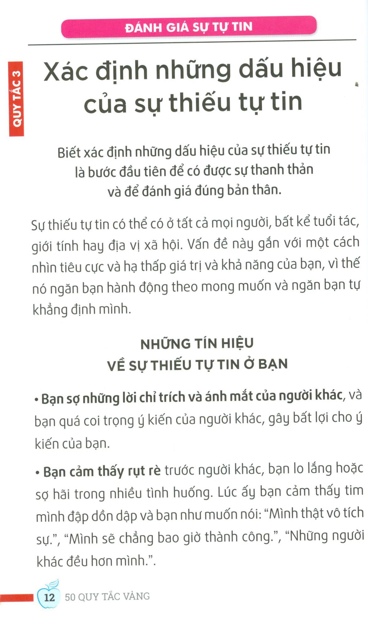 50 Quy Tắc Vàng - Đánh Thức Sự Tự Tin