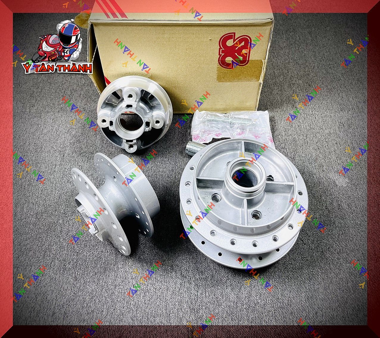 Cặp đùm Bạc Exciter 135 2 đĩa có cùi đĩa tải SYS MS65