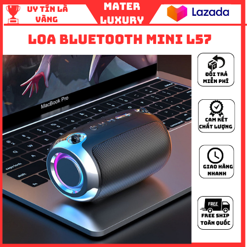 Mới 2023 ] Loa Bluetooth Mini L57 ,có chức năng Kết Nối 2 Loa với 