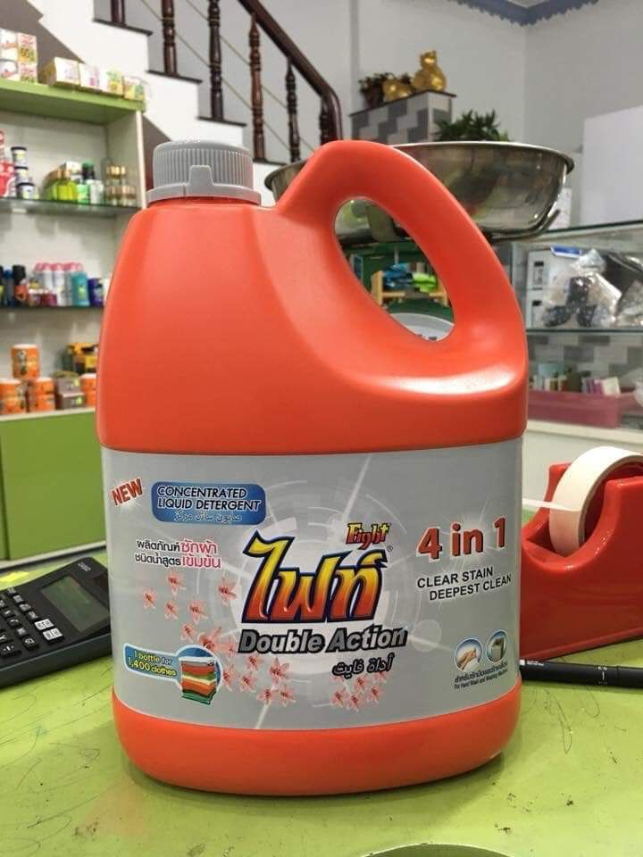 NƯỚC GIẶT XẢ FIGHT 3000ML THÁI LAN [XÁM]