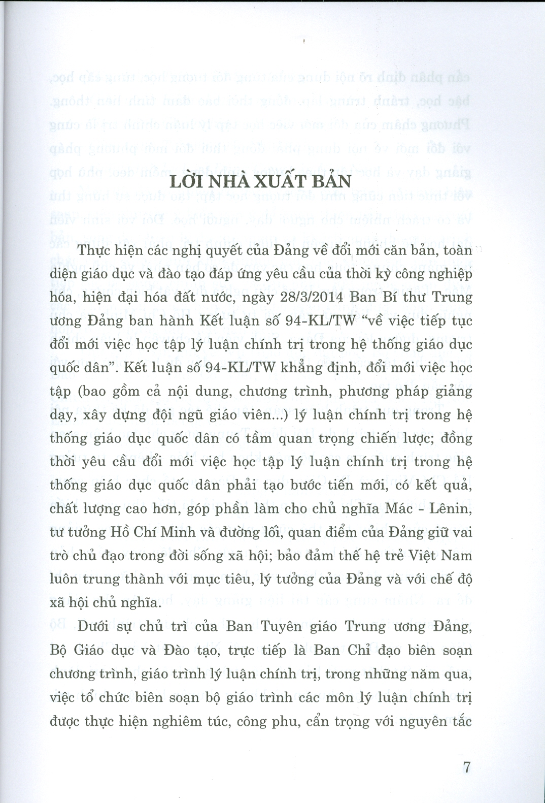 Giáo trình Triết học Mác – Lênin (Dành cho bậc đại học hệ không chuyên lý luận chính trị)