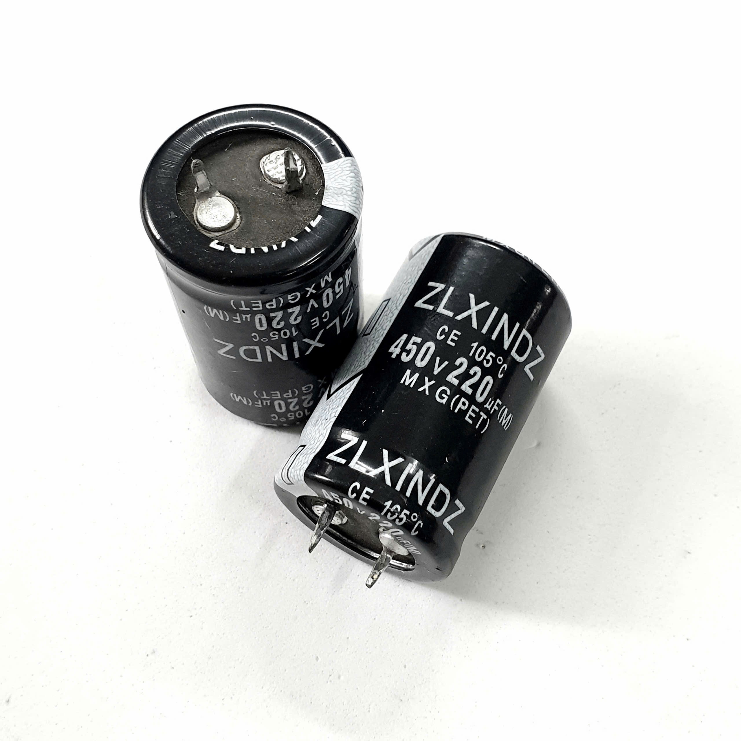 Tụ hóa 220uF 450V Chân Cứng ( 25x40mm) tháo máy
