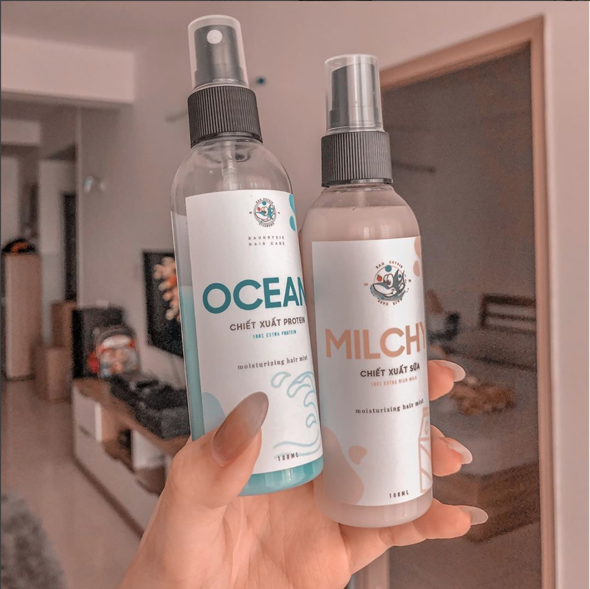 Xịt Dưỡng Tóc Váng Sữa - MILCHY ( Handmade )