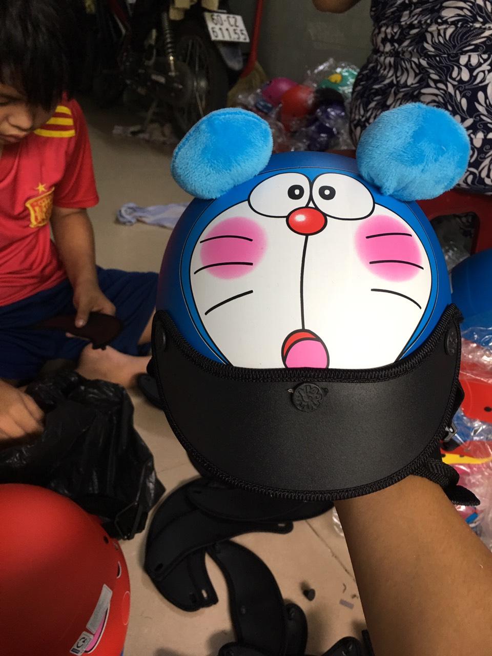 [HCM]Nón bảo hiểm Doremon XINH XẮN ( đủ màu )