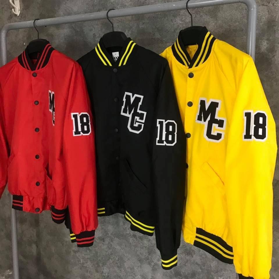 [UnisexStore] ÁO KHOÁC BOMBER MARCUS UNISEX (VÀNG, ĐEN, ĐỎ)