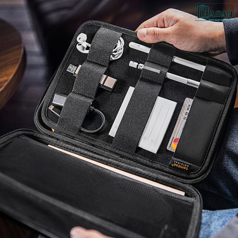 Túi chống va đập TOMTOC (USA) Portfolio Holder Hardshell cho iPad Pro & Tablet/Notebook