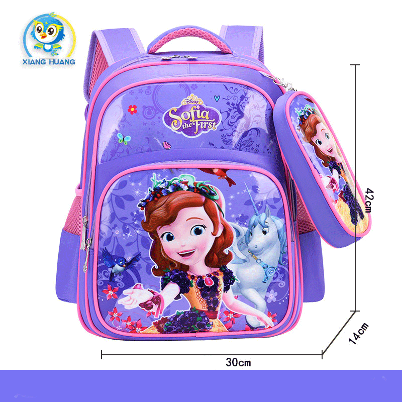 [Chọn màu] Cặp sách Balo trang nhã chống gù lưng chống thấm nước cho bé gái tiểu học, trung học, ba lô học sinh cấp 1, cấp 2 cao cấp TẶNG KÈM HỘP (TÚI) đựng bút, dụng cụ học tập, cặp sách nhiều ngăn công chúa