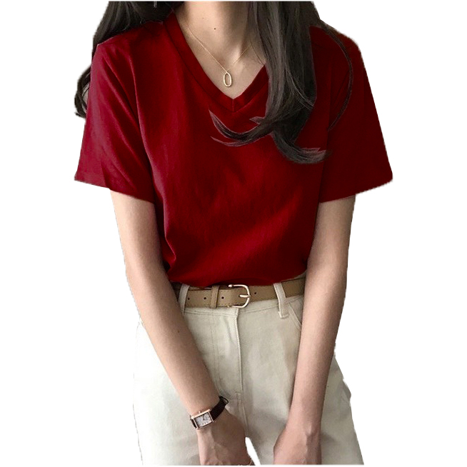 Áo thun nữ thun cotton in logo cách điệu siêu hot freesize