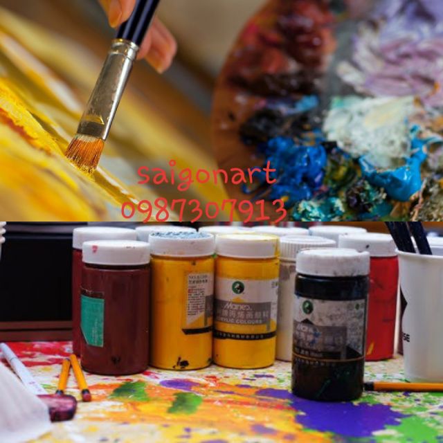 [HCM]MÀU VẼ 3D ACRYLIC CHẤT LƯỢNG TỐT MARIES 300ml (LINK 1)