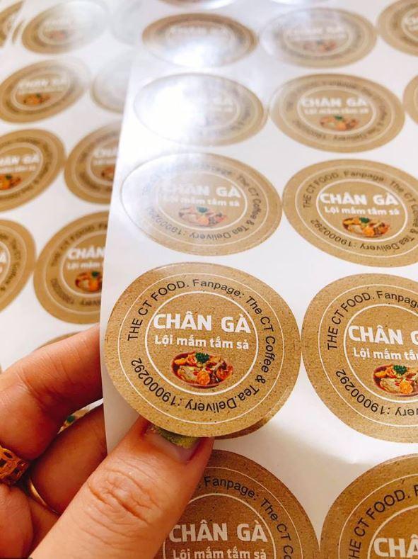 [HCM]In tem giấy - decal giấy - đẹp - giá rẻ ( chat shop)