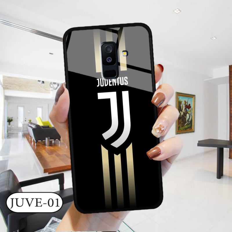 Ốp lưng kính 3D Samsung J8 hình đội bóng