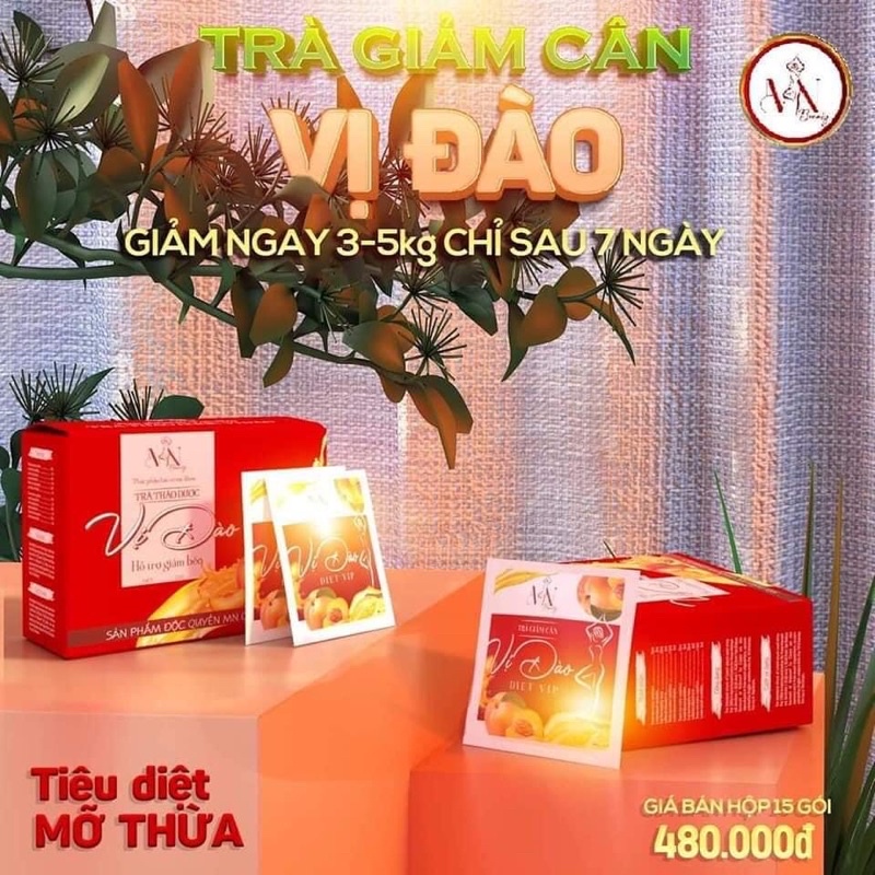 Trà Đào x3 . Hàng chính hãng công ty