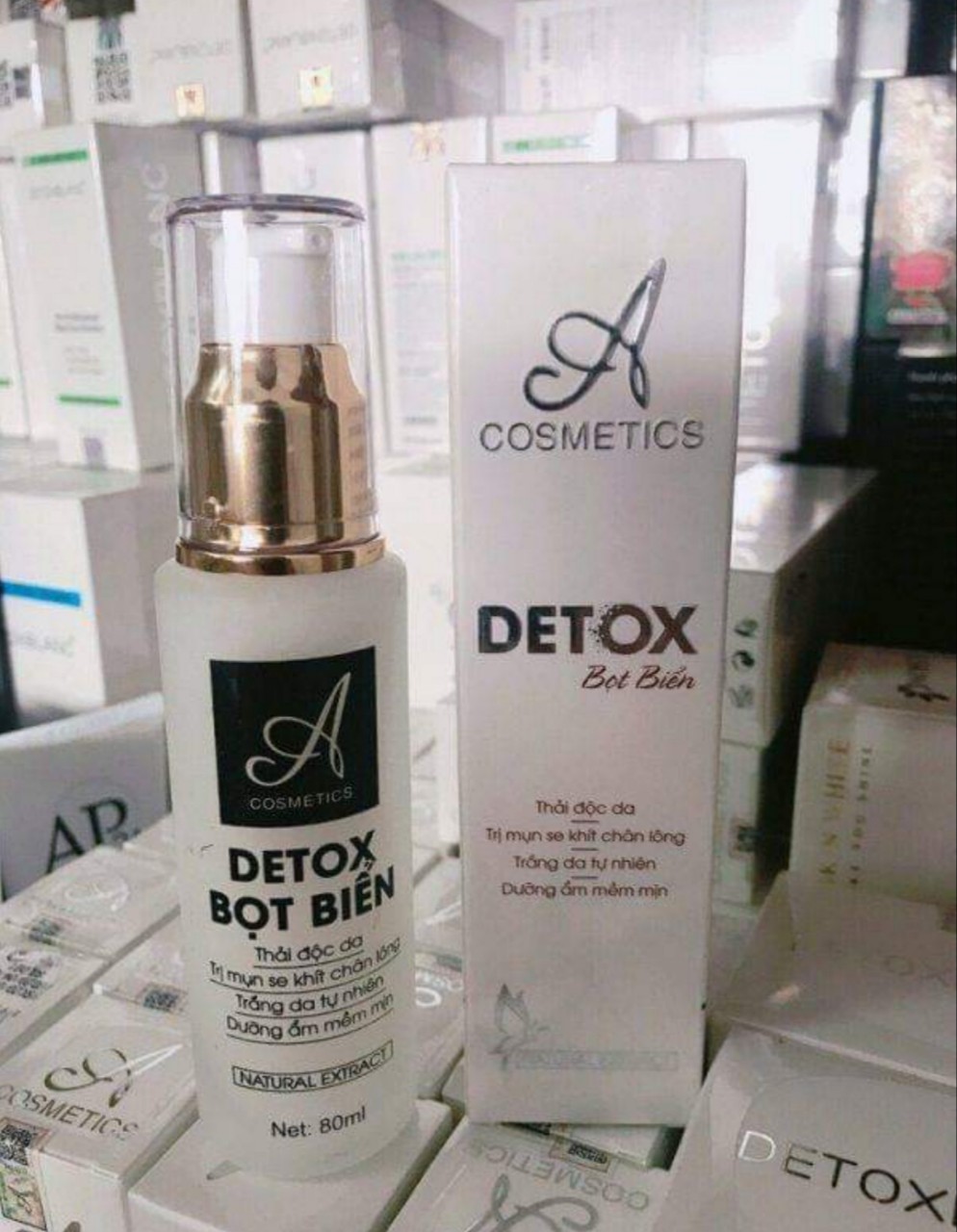 NẠ Detox bọt biển thải độc tố cho da
