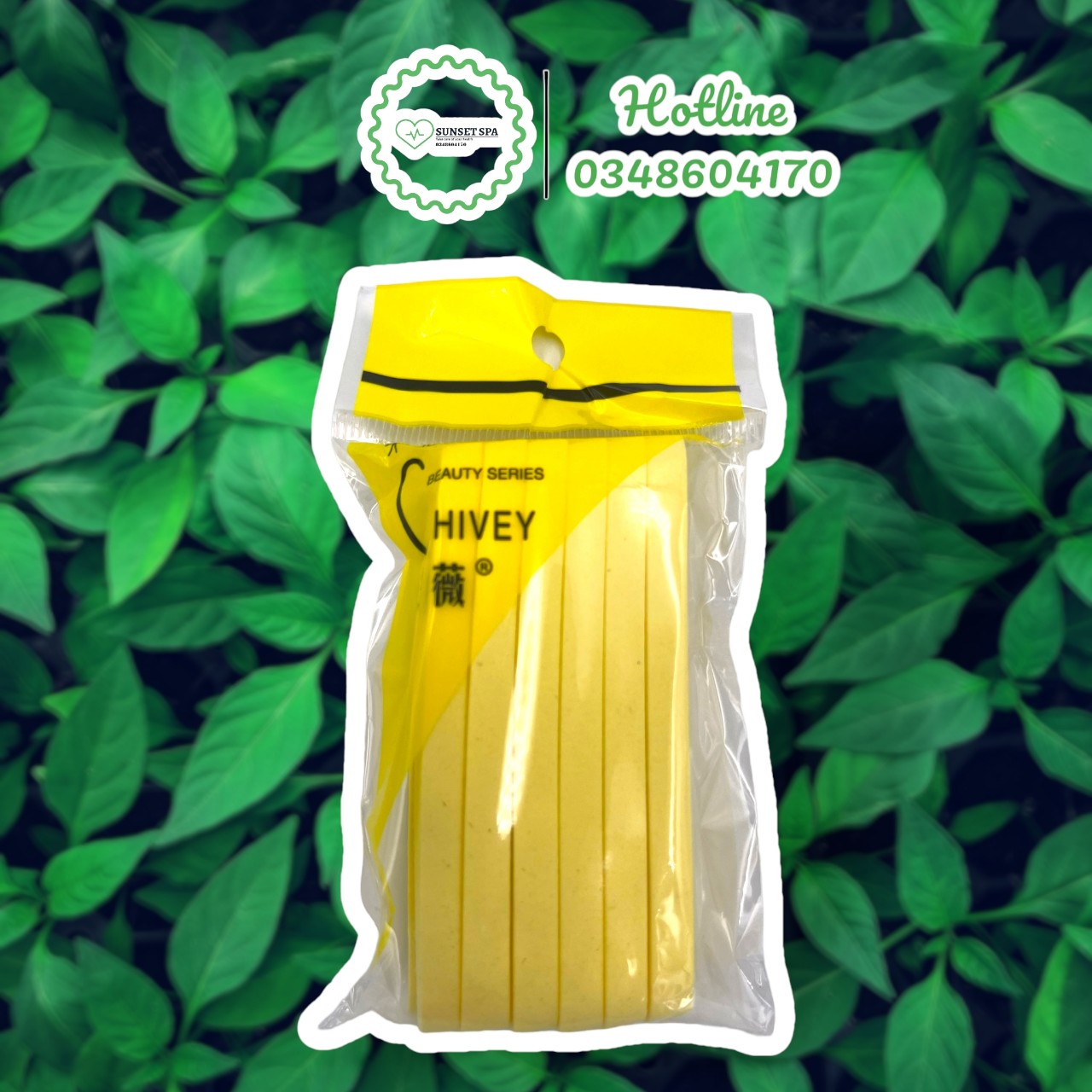 Bọt biển rửa mặt Chivey - Bông nở rửa mặt (Bịch 12 miếng)