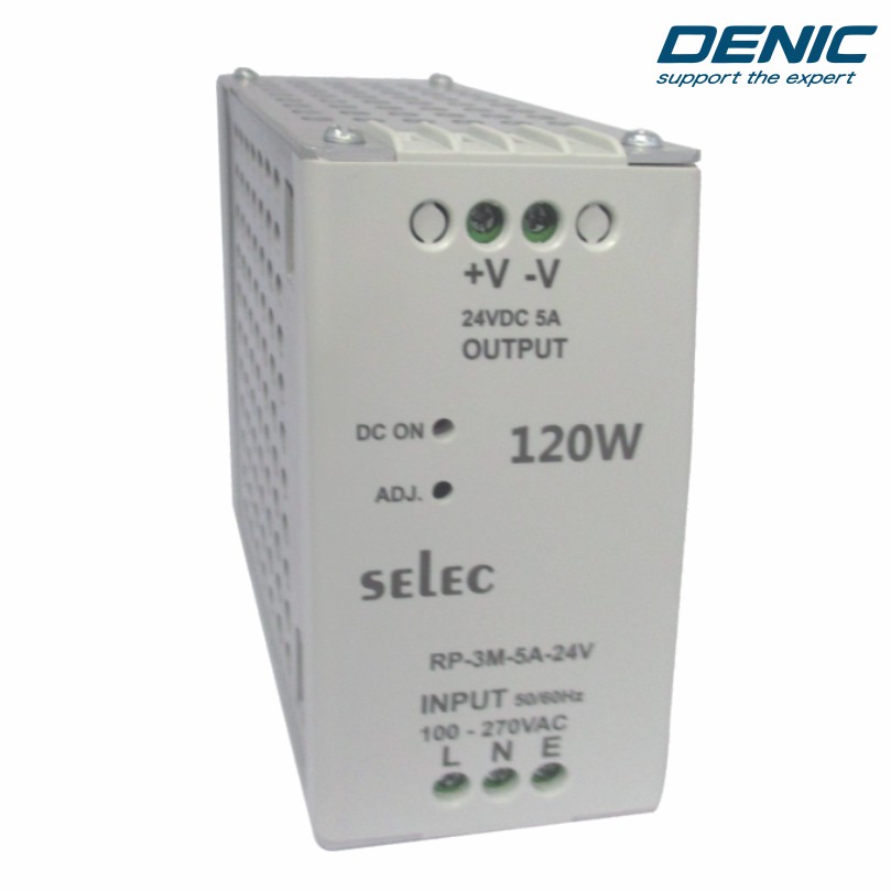Bộ nguồn 24VDC/5A RP-3M-5A-24V | Selec