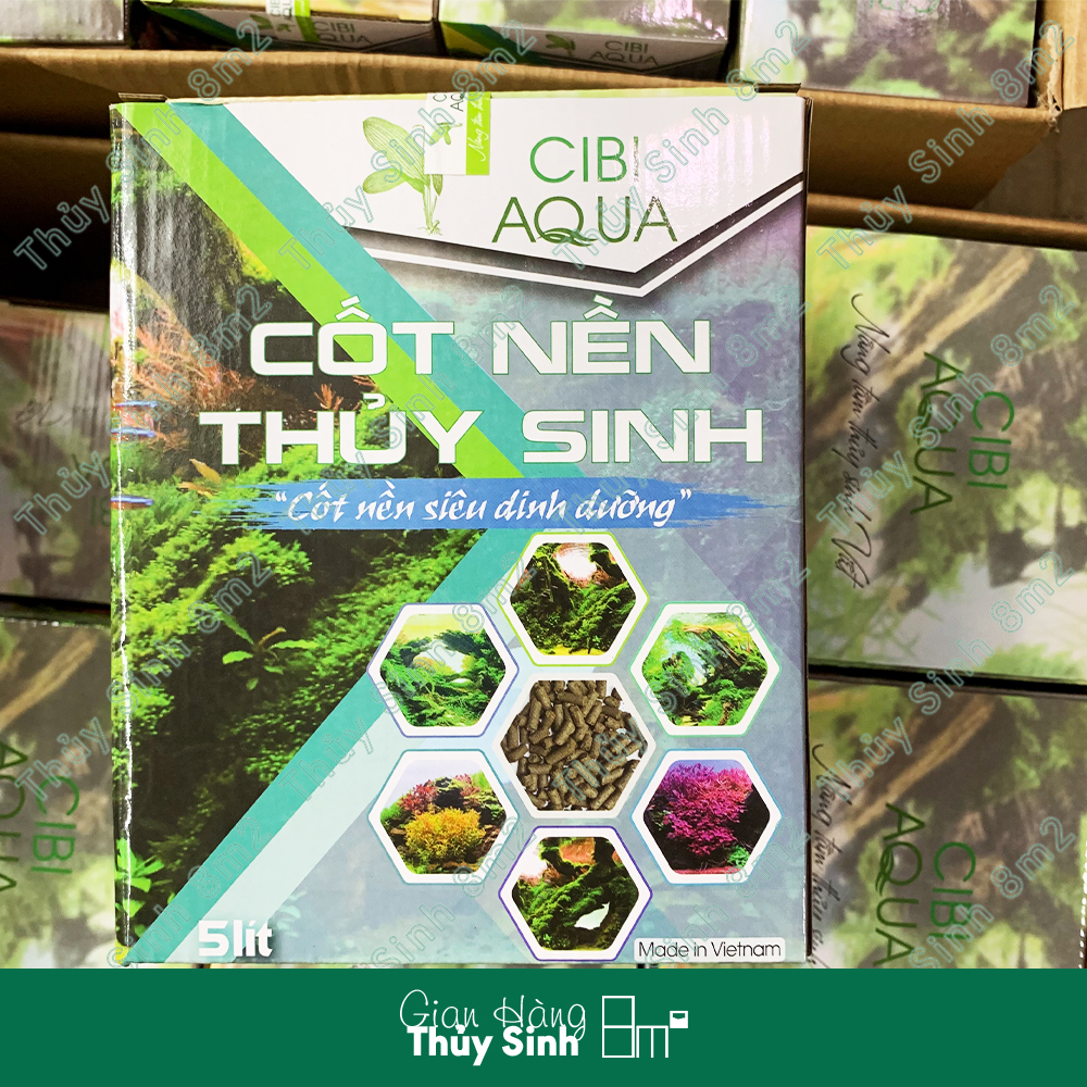 Cốt nền cibi aqua | cốt nền thủy sinh, cung cấp đầy đủ dinh dưỡng cho cây thủy sinh | 8m2