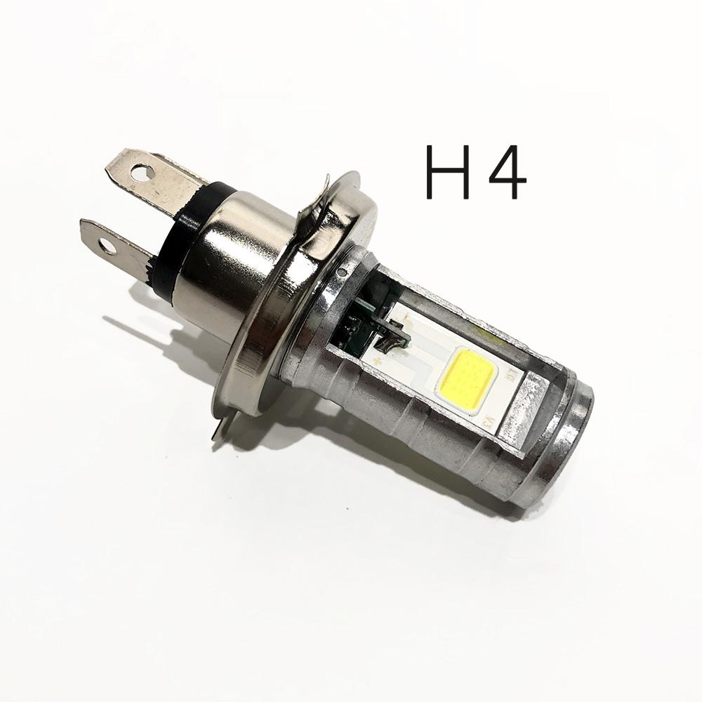 Đèn pha cob h4 2 tim cyt gắn như zin