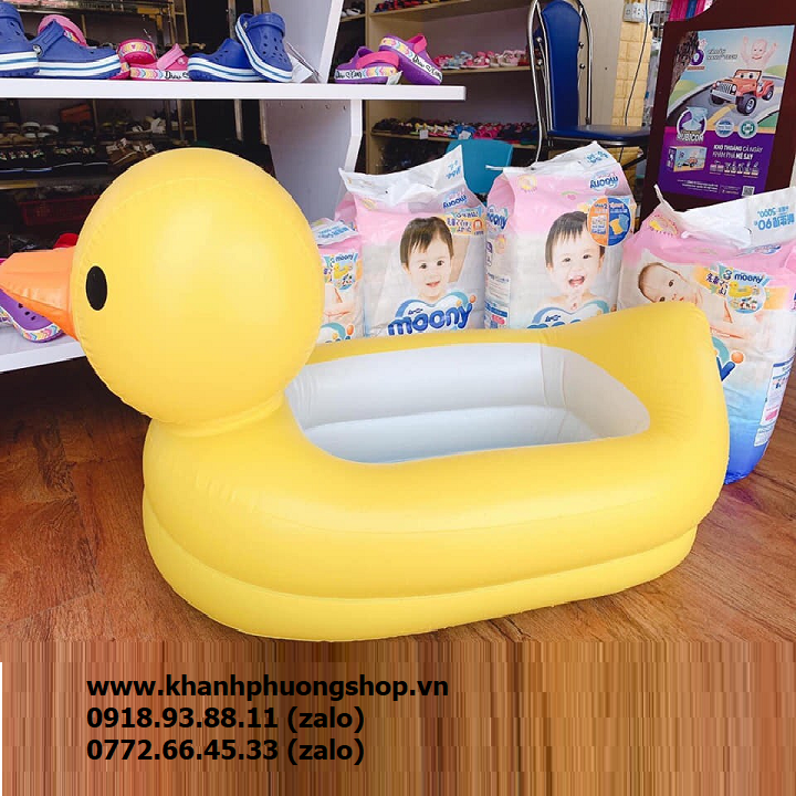 [HCM]phao tắm con vịt cho bé - phao tắm con vịt