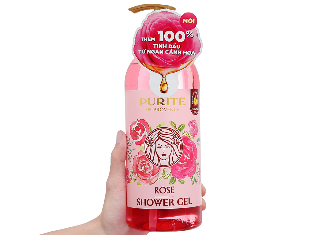 Sữa tắm purite de provence hoa hồng