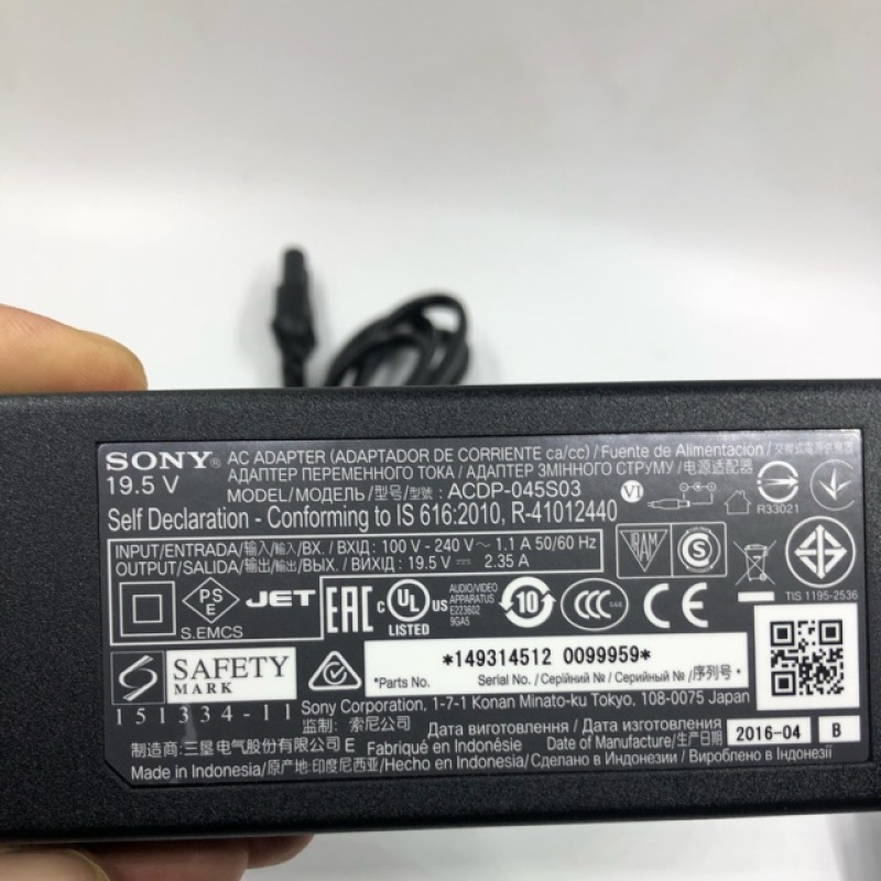 Bảng giá Adapter - Nguồn Tivi Sony 19.5V - 2.35A Phong Vũ