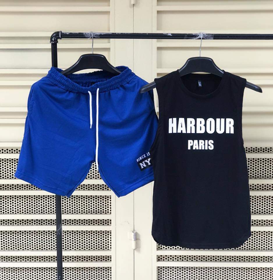 [HCM]Sét bộ thể thao nam ba lỗ set đồ tập gymđồ thể thao đồ chạy bộ siêu ngầu