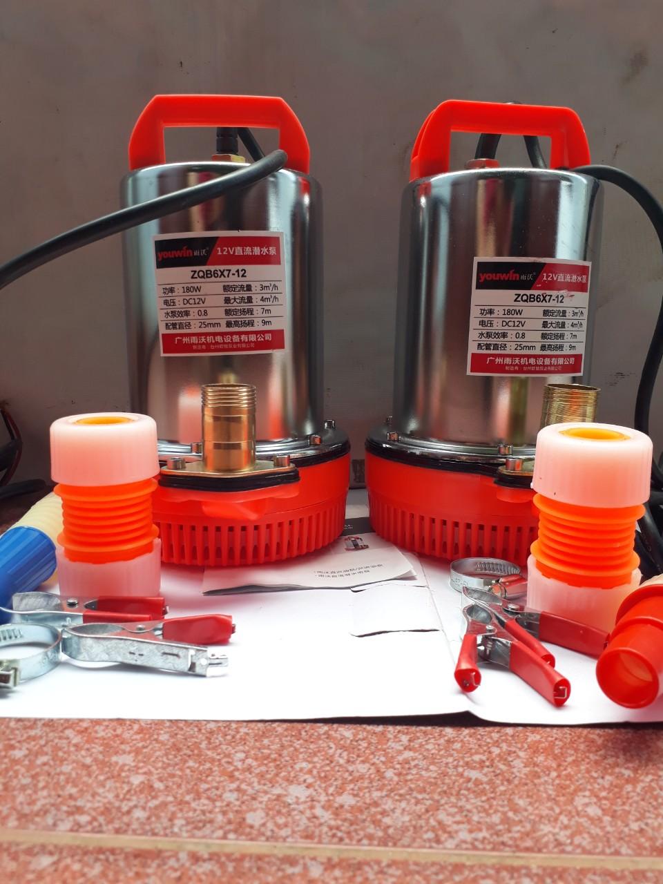 Bơm chìm inox 12v - 180w