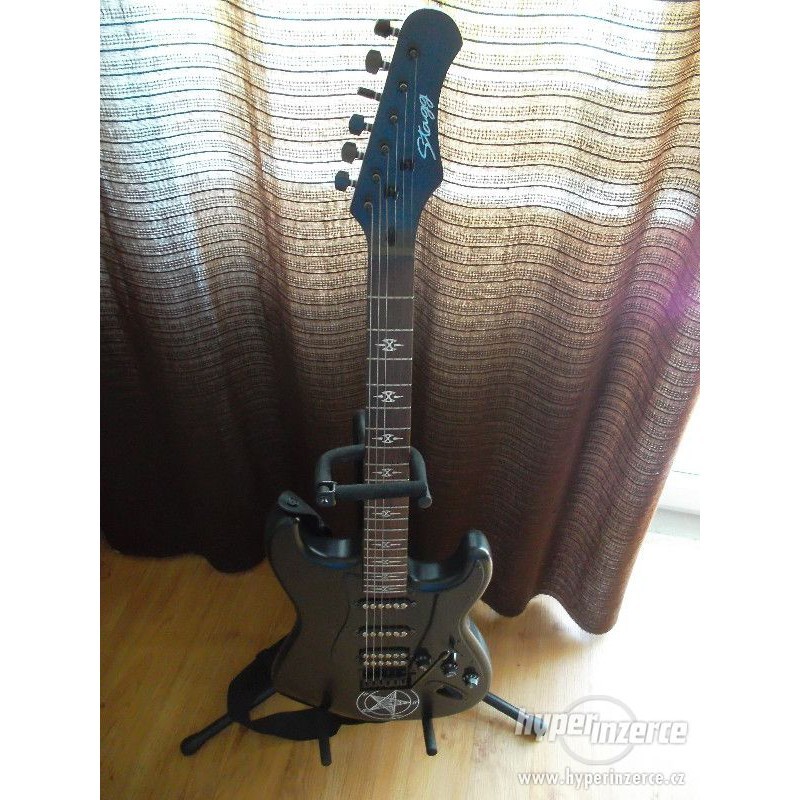 [ Giá Tốt ] Guitar Điện, Guitar Electric Stagg S402GBK ( Màu Đen ) Dáng Standard -Flat S- - Nhập Khẩu Bỉ - Phân Phối ESSOIL Việt Nam