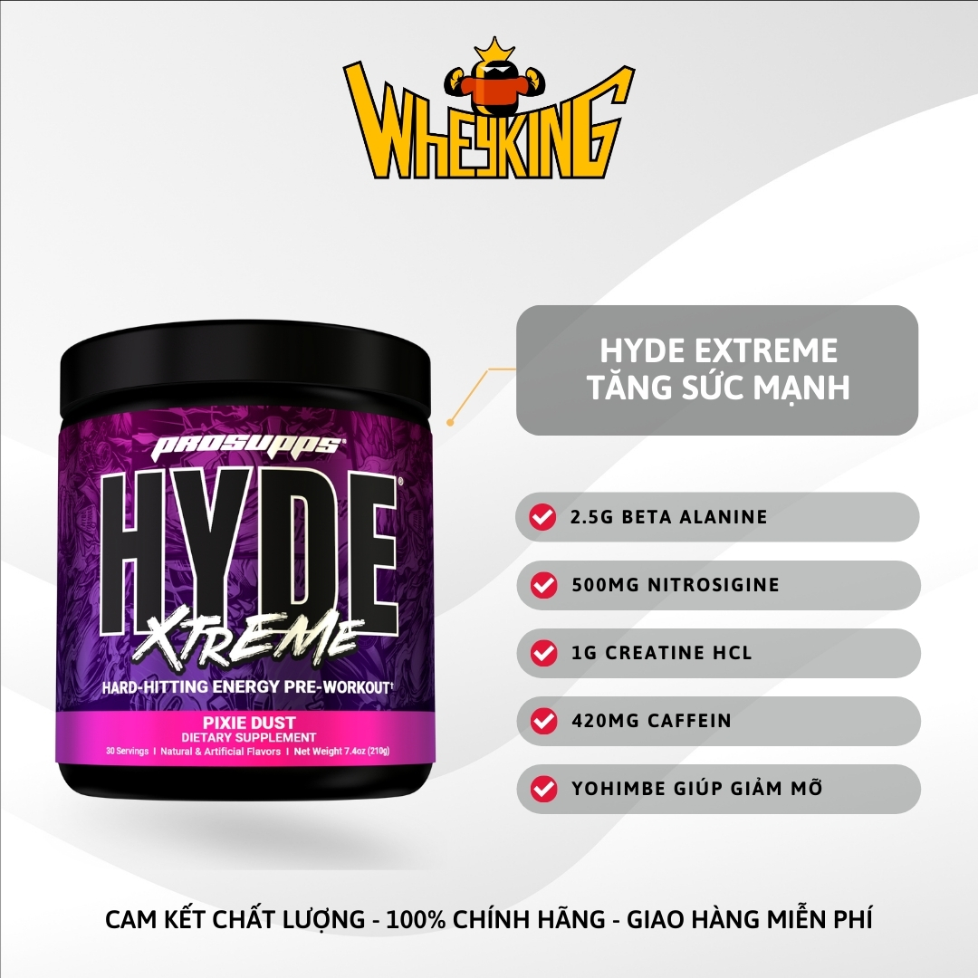 Hyde Xtreme pre workout 30 servings