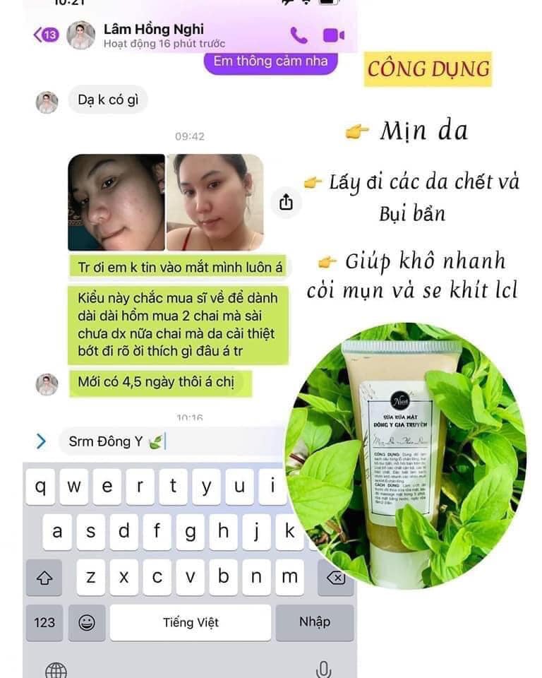 Sữa Rửa Mặt Đông Y Gia Truyền Nikos Thanh Nhi Chính Hãng