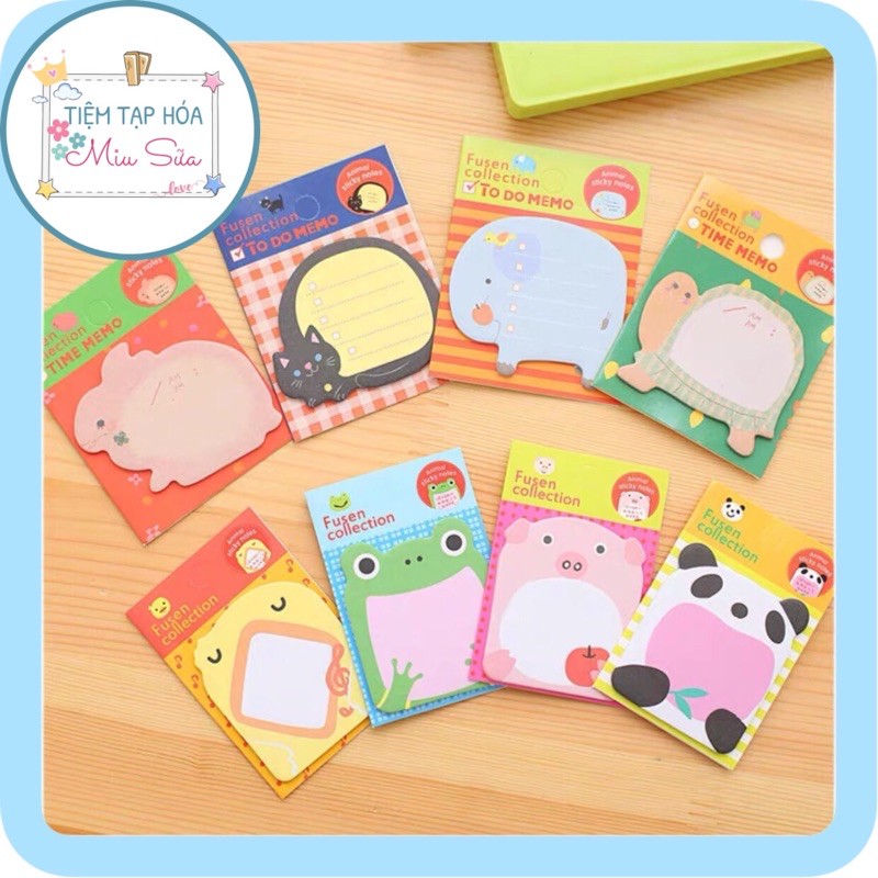 Stick Note hình thú cực dễ thương - MiuSua
