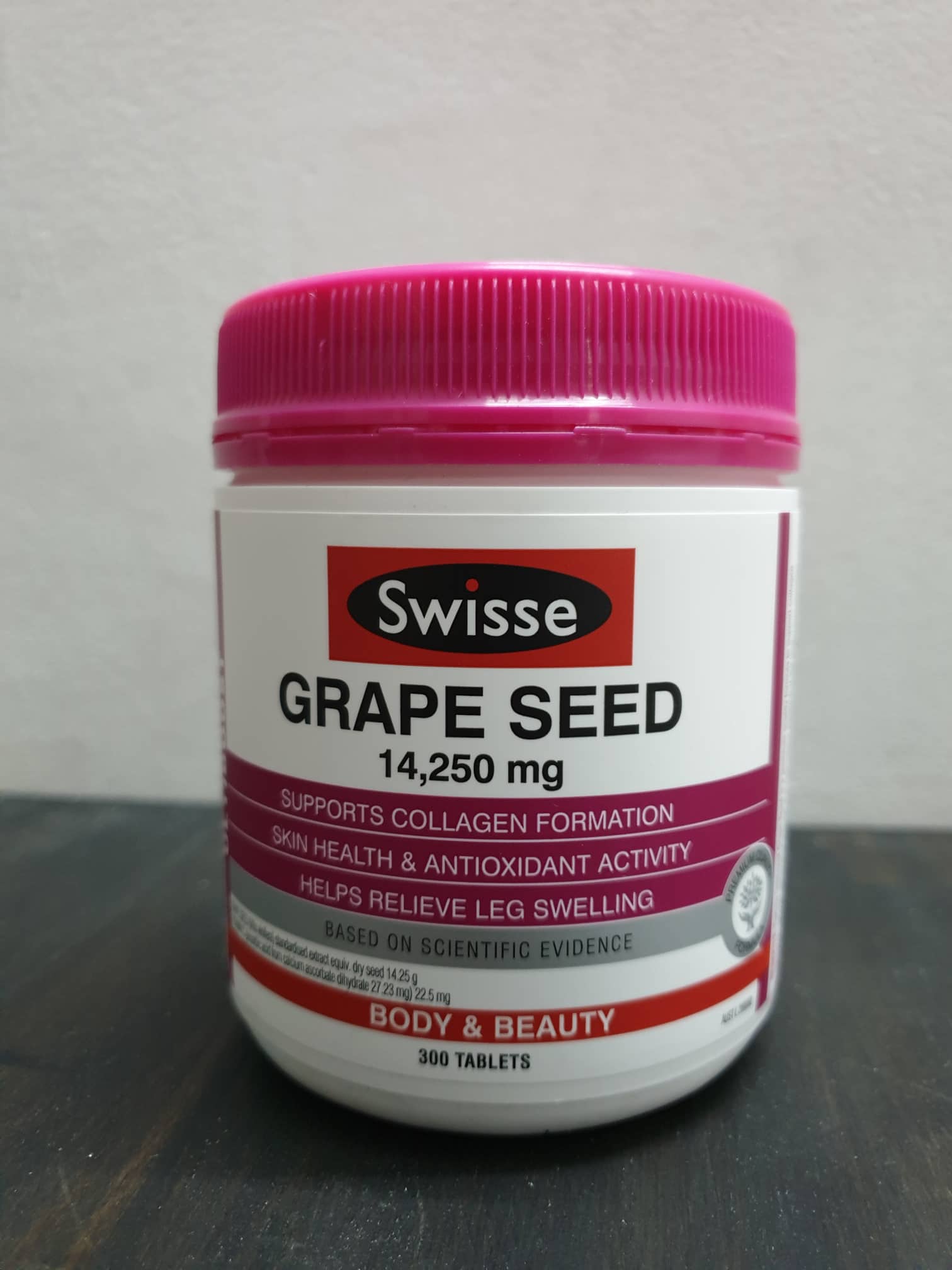 Swisse Ultiboost Grape Seed 14250mg 300 Tablets