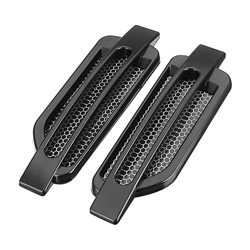 [HCM]Bộ 2 mang cá dán sườn xe ô tô MC025 (đen)