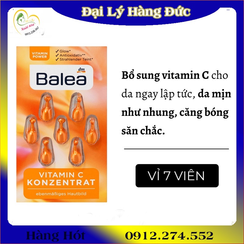 Viên nang dưỡng da Balea Đức