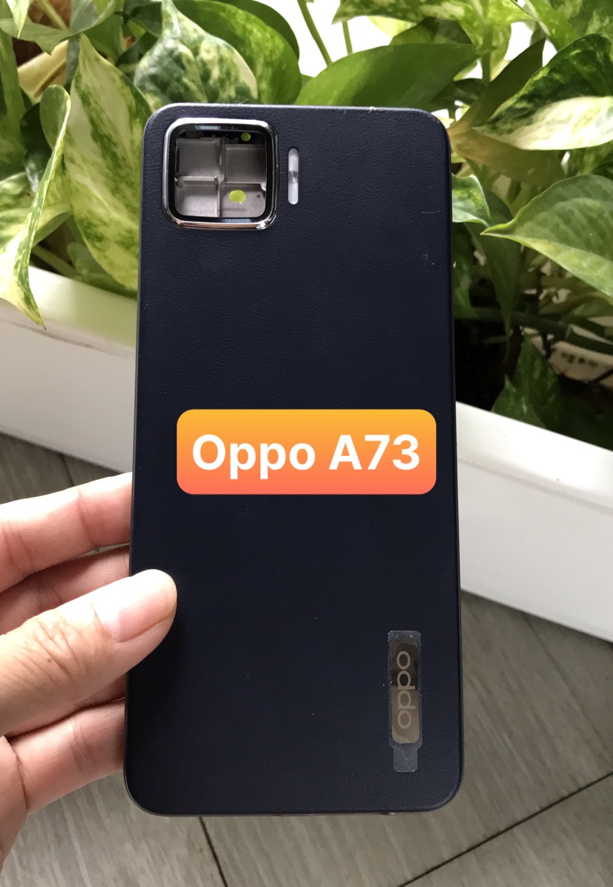 Bộ xương vỏ Oppo A73 ( bộ gồm lưng, sườn, phím)