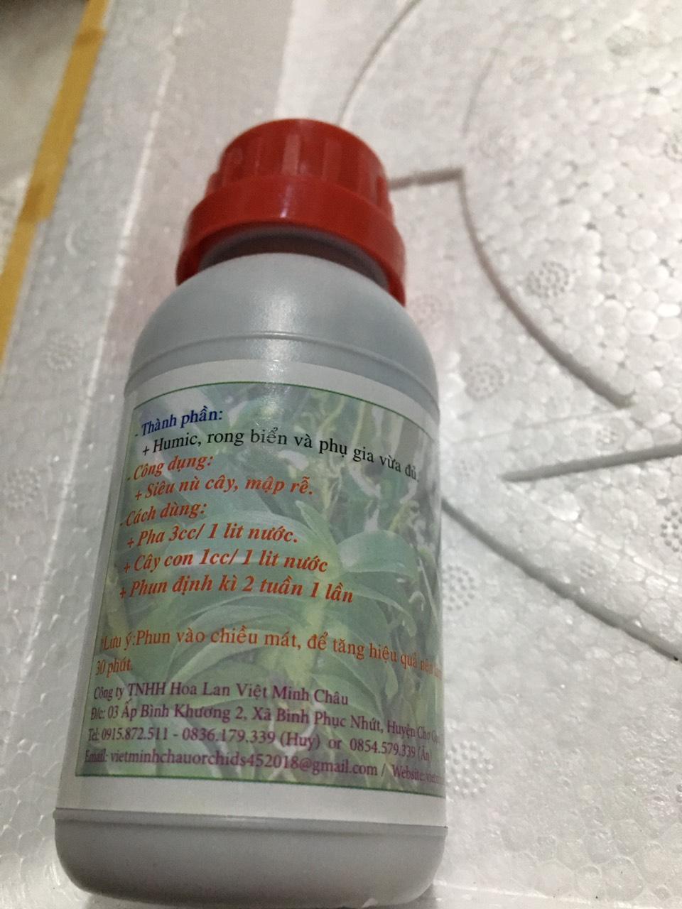 Phân bón cao cấp Ông thần nù hữu cơ cho hoa lan 100ml