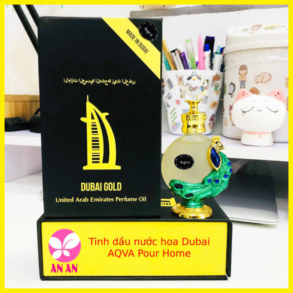 Tinh dầu nước hoa Dubai AQVA Pour Home Size nhỏ 15ml - Hàng chuẩn Sin Thơm lâu thơm dai thơm ngất ngây