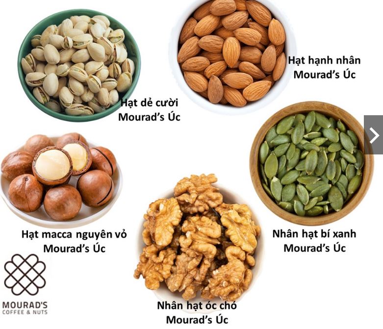 Hạt tổng hợp Mourad's Coffee & Nuts Mix 500g(Hạnh nhân, hạt dẻ, hạt bí,...)