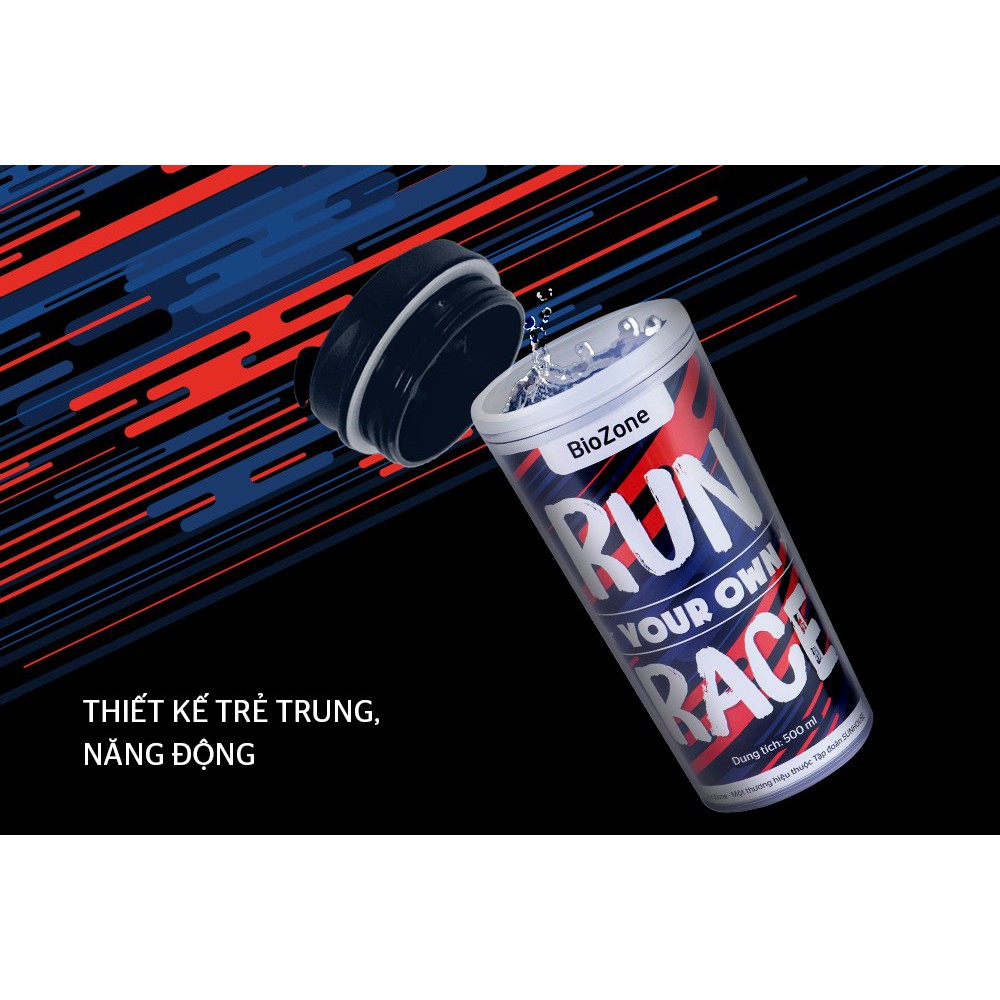 Bình Giữ Nhiệt Biozone 500Ml Nắp Màu Đen