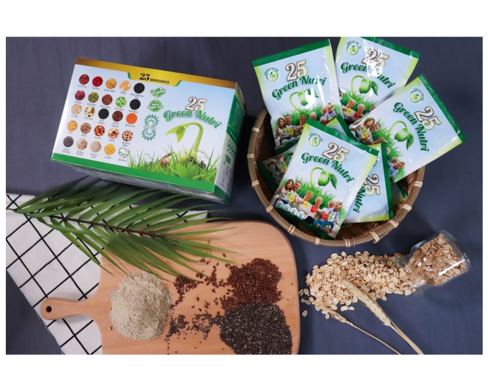[Tặng quà] Sữa hạt dinh dưỡng 25 Green Nutri Singapore (Lon 750g) [Nhập khẩu 100%]