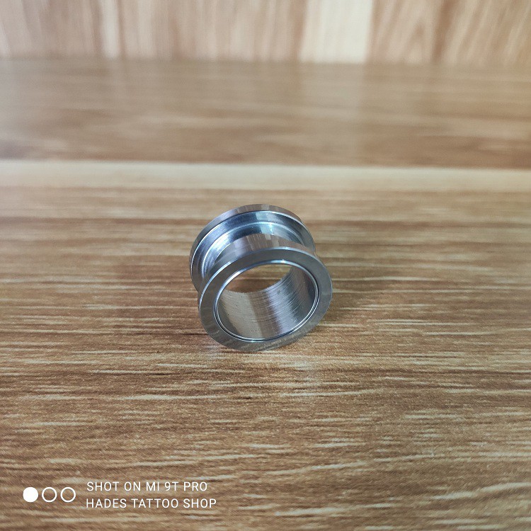 Khuyên nong tai size 12mm màu Bạc vành dày