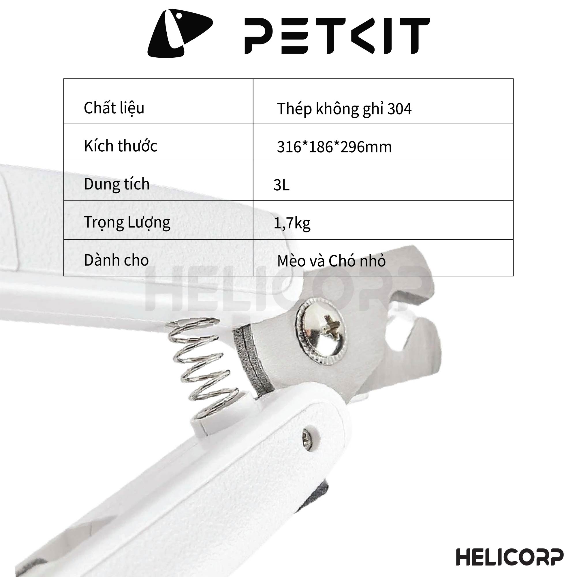 Kìm Bấm Cắt Móng Cho Chó Mèo Petkit