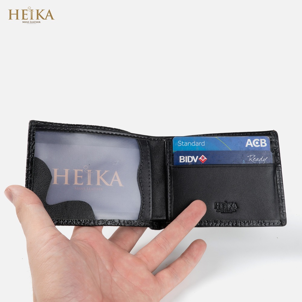 Bóp nam/Ví nam Mony da bò cao cấp thương hiệu HEIKA
