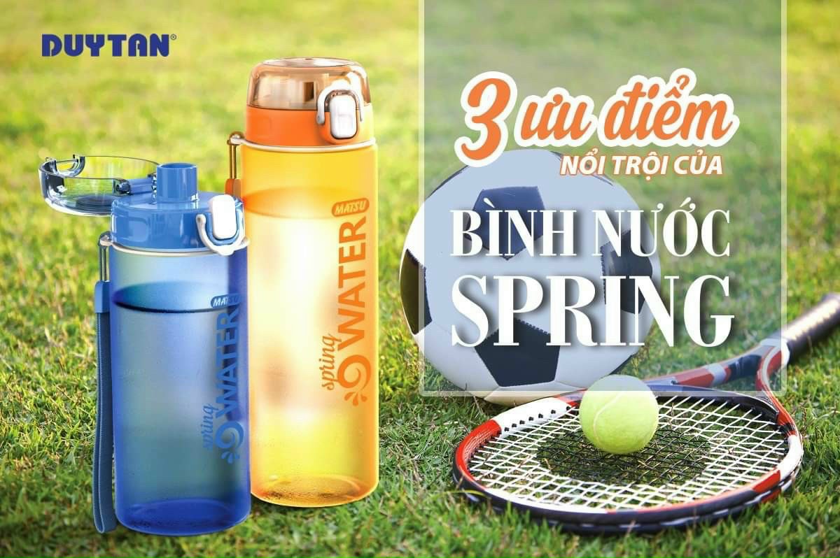 bình nước spring - bình nước thể thao 700ml