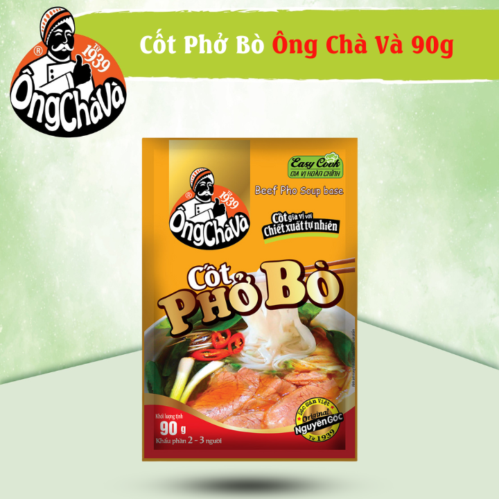 Ong Cha Va Beef Pho Soup Base 90g