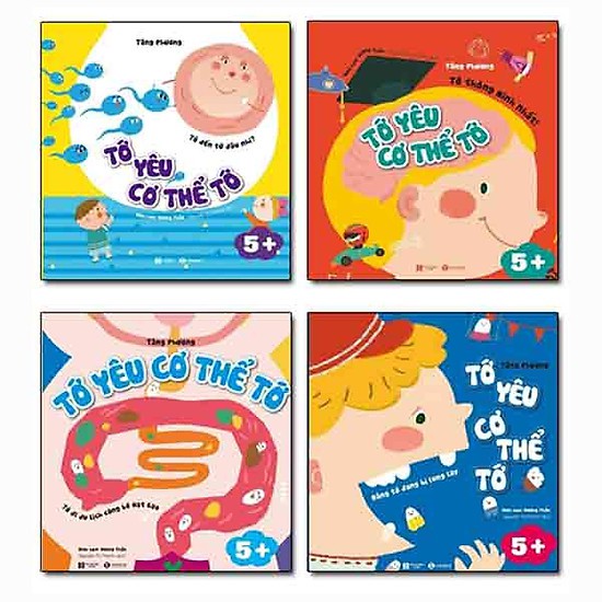 Sách Tớ yêu cơ thể tớ (Trọn Bộ 4 Cuốn)