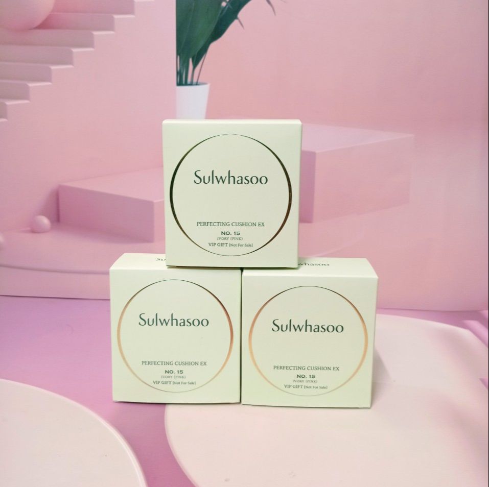 Phấn mini 𝗦𝗨𝗟𝗪𝗛𝗔𝗦𝗢𝗢 𝗣𝗘𝗥𝗙𝗘𝗖𝗧𝗜𝗡𝗚 𝗖𝗨𝗦𝗛𝗜𝗢𝗡 𝗘𝗫 5g tone 13 sáng.