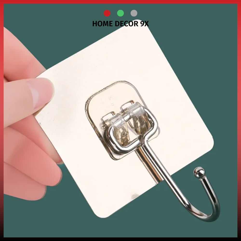 Ihox 304 super sticky wall hook stainless steel waterproof heavy duty Wall hanger cover with glue