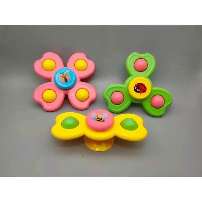 Sét 3 đồ chơi con quay vui nhộn cho bé